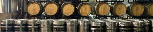 Beer barrels and kegs at Old Stump