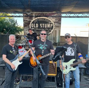 Hard Luck band at Old Stump Brewery
