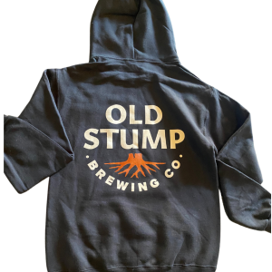 Old Stump Hoodie - Black, ivory & rust