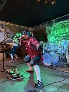 Red Hot Cholo Peppers on stage at Old Stump Brewing Company